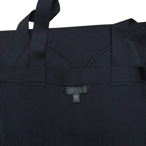 GUESS, Anis Mirage Sleeveless Ribbed Dress, Small, Black - Picture 8 of 14